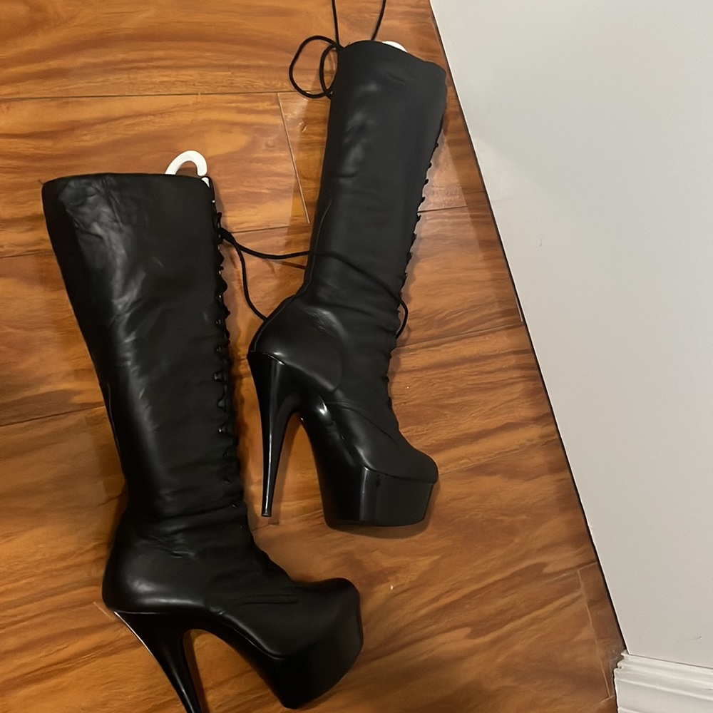 Sexy platform high heel boots